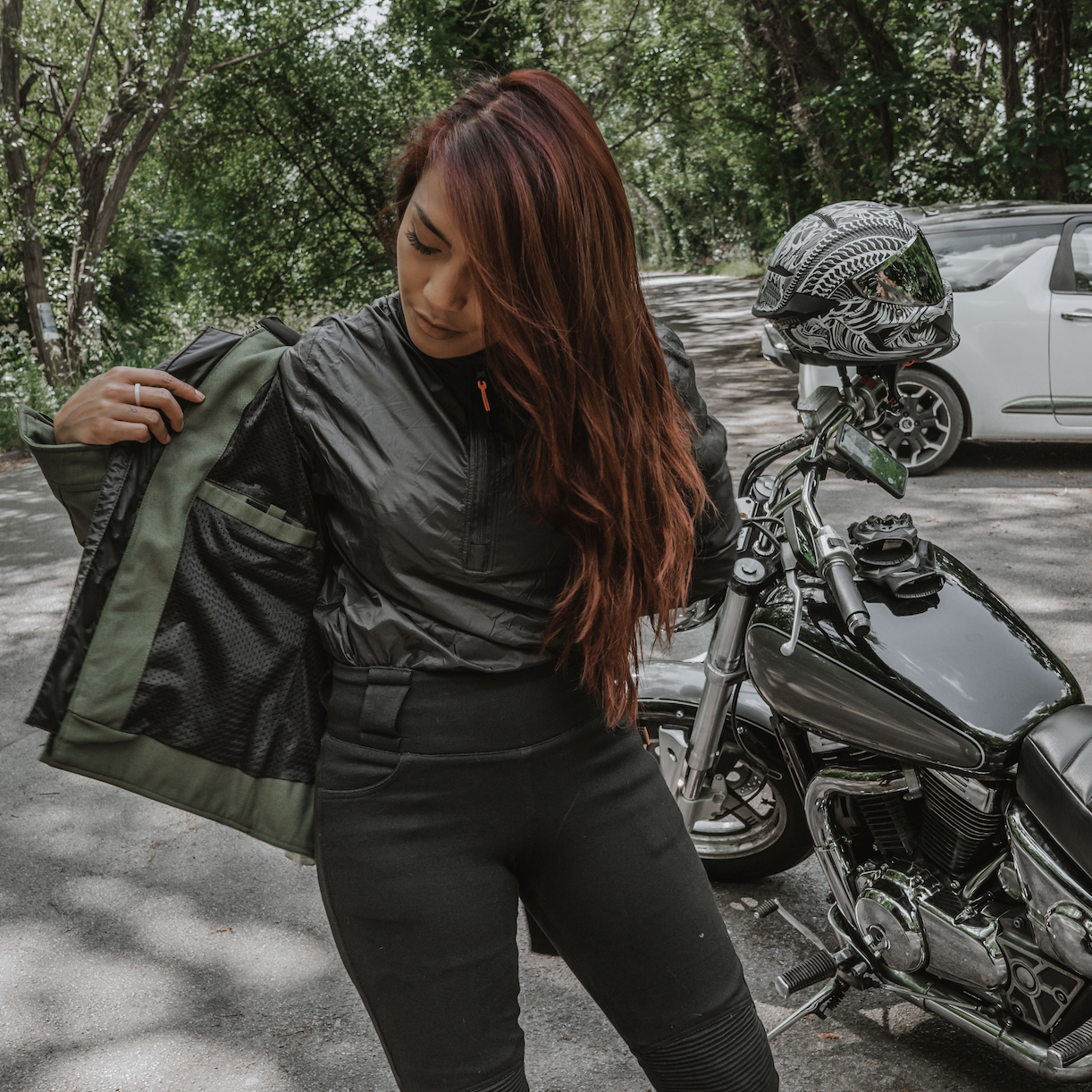 MotoGirl Aura Wind Stop Jacket