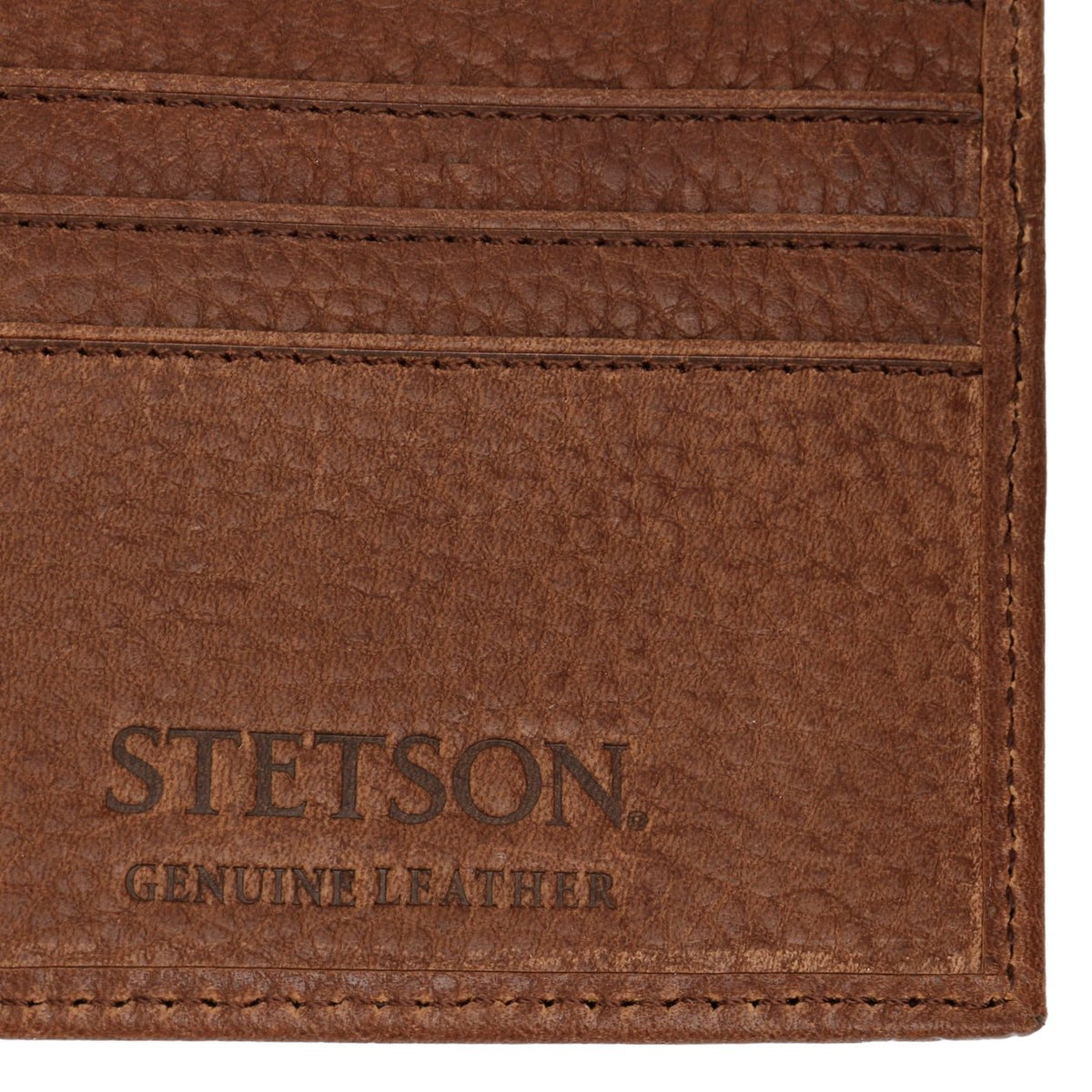 Stetson Steer Head Leather Bi-Fold Wallet