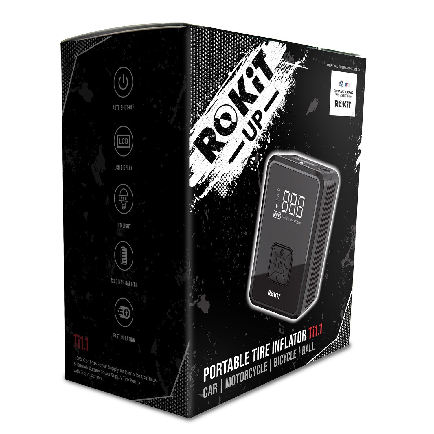 ROKiT Up Tyre Inflator 5200mAh