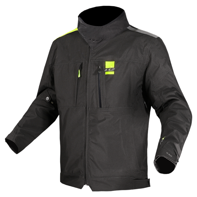 LS2 Titanium Man Jacket Black/High Visibility Yellow