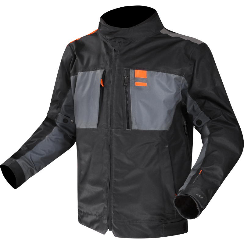 LS2 Titanium Man Jacket Blue/High Visibility Orange