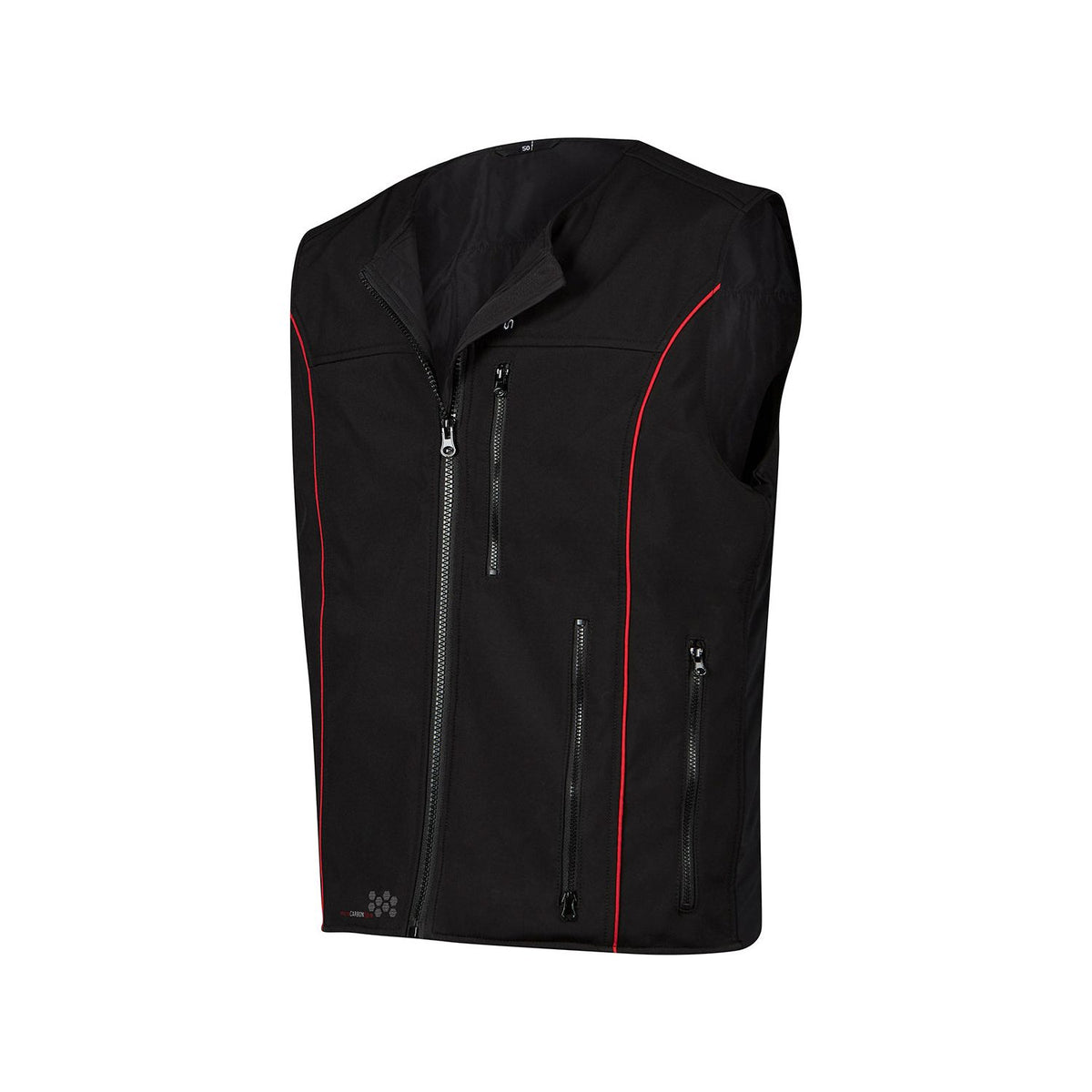 Keis V501RP Premium Heated Vest Black/Red