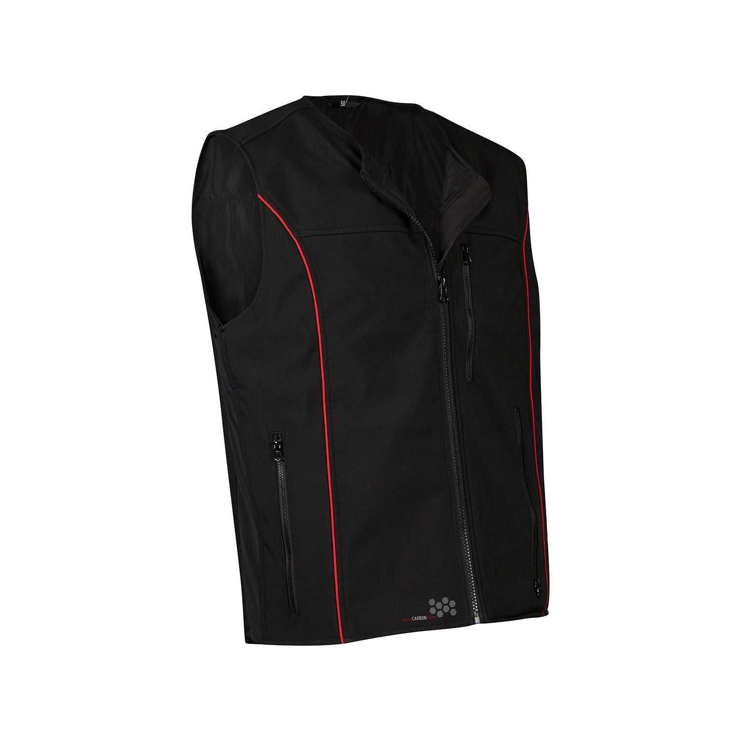 Keis V501RP Premium Heated Vest Black/Red