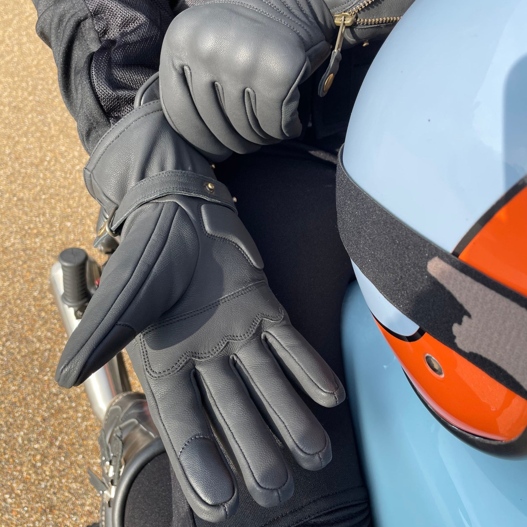 MotoGirl Winter Gloves Black