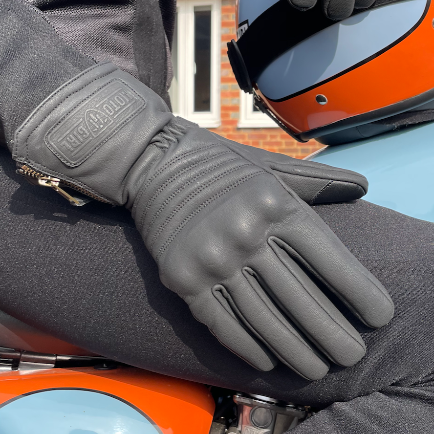 MotoGirl Winter Gloves Black