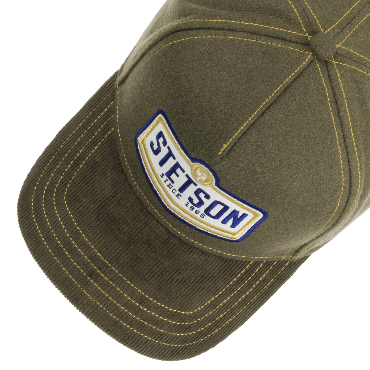 Stetson Wool Patch Cap Wordmark