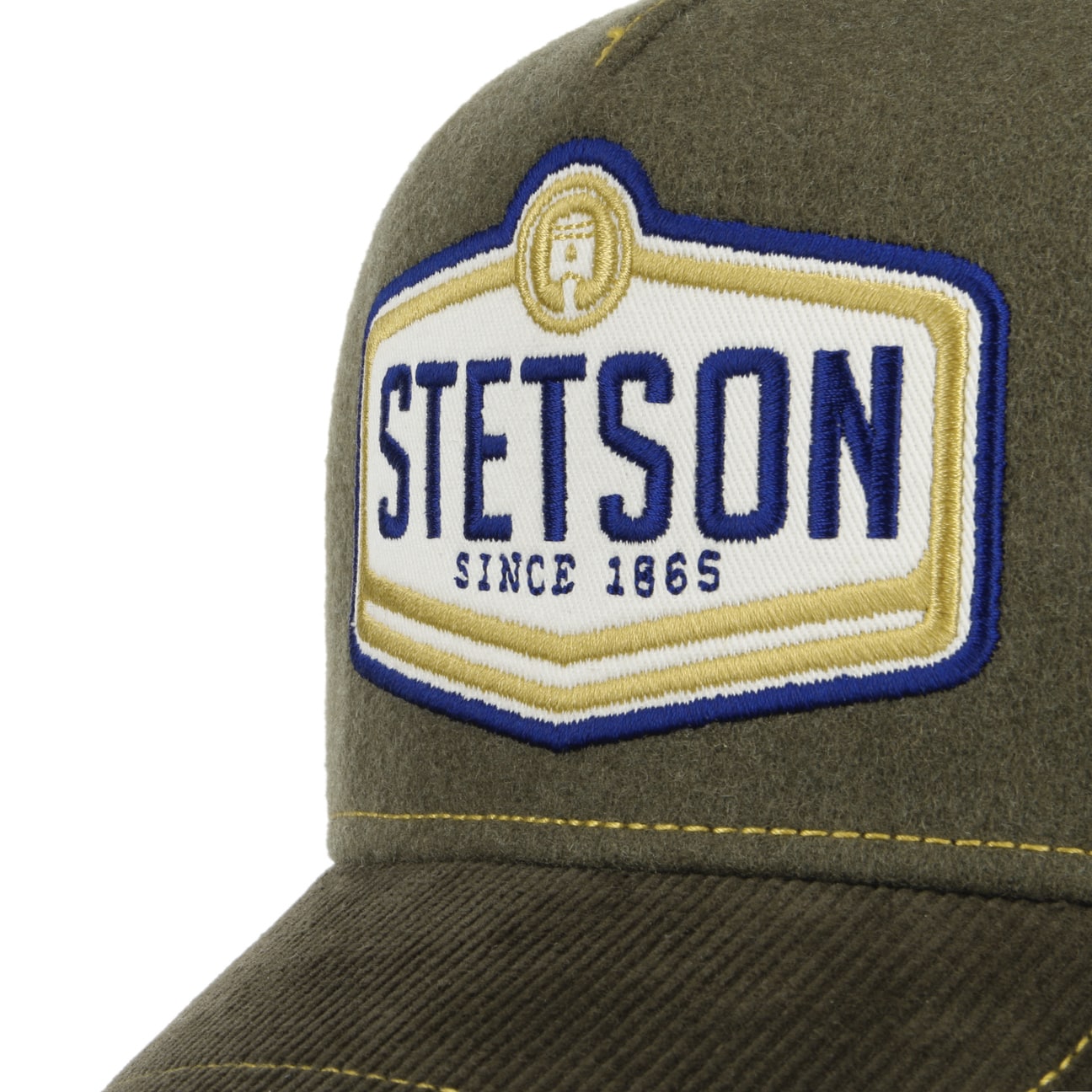 Stetson Wool Patch Cap Wordmark
