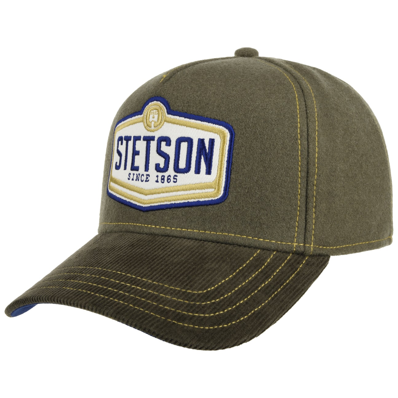 Stetson Wool Patch Cap Wordmark