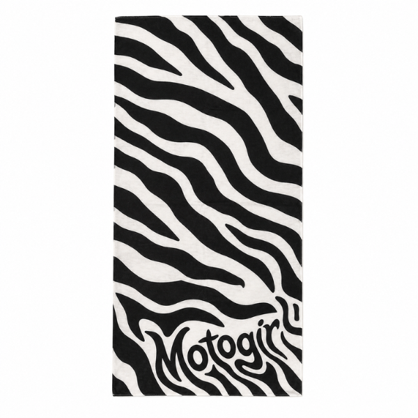 MotoGirl Neck Tube Zebra
