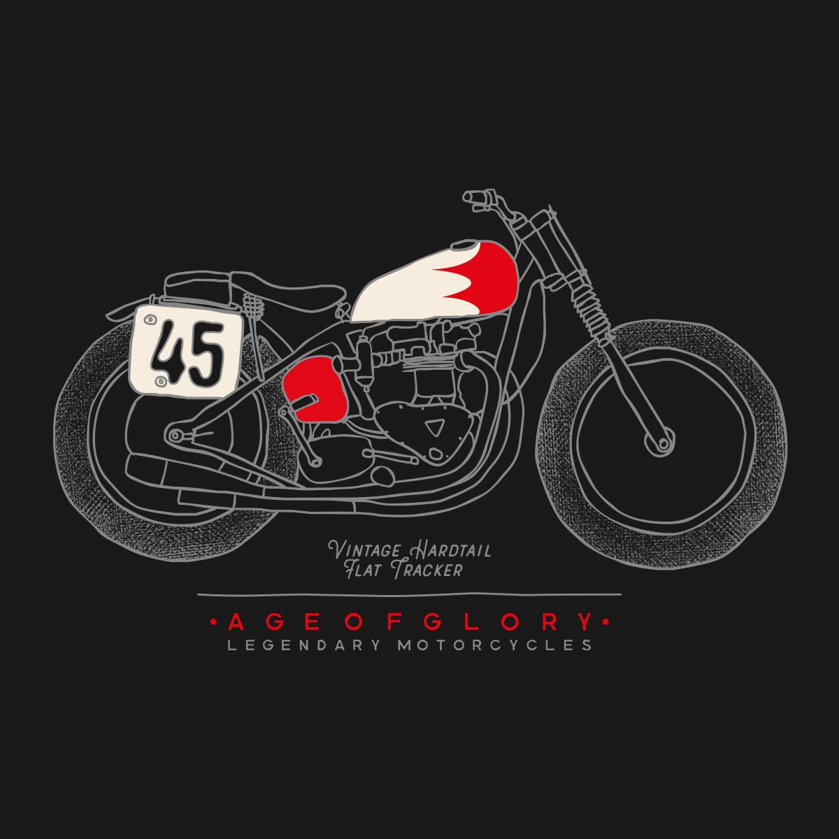 Age of Glory Legendary Hardtail Tracker T-Shirt