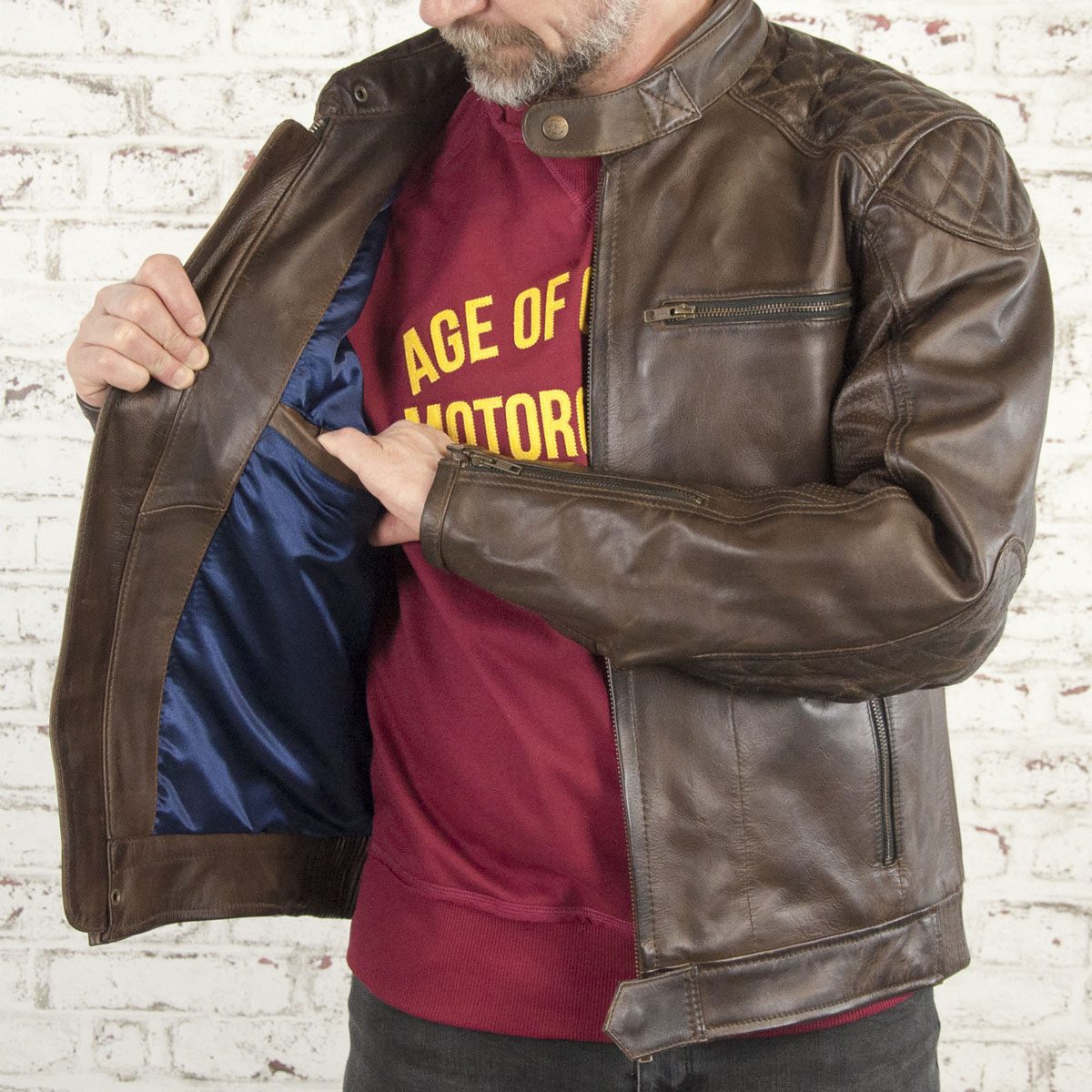 Age of Glory Rogue Jacket Waxed Brown