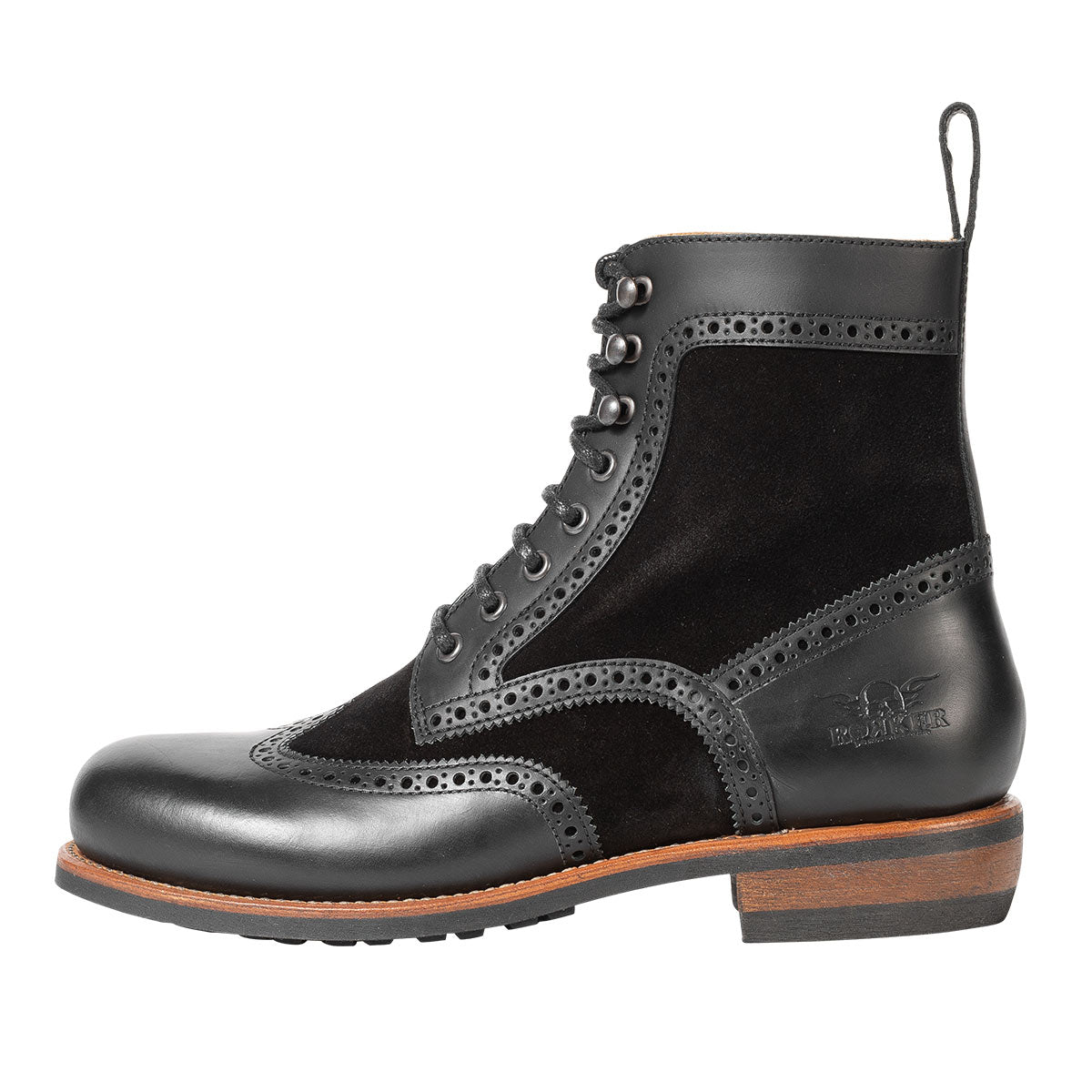 Rokker Frisco Brogue Boot Black