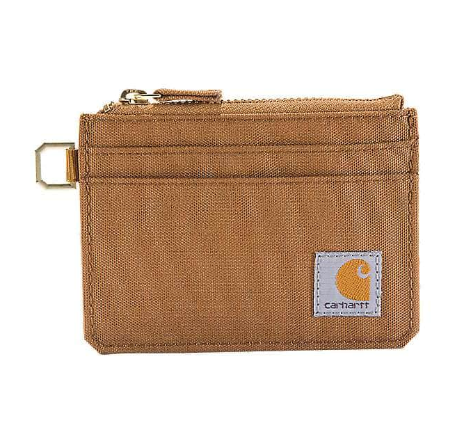 Carhartt Nylon Duck Zippered Card Keeper Wallet