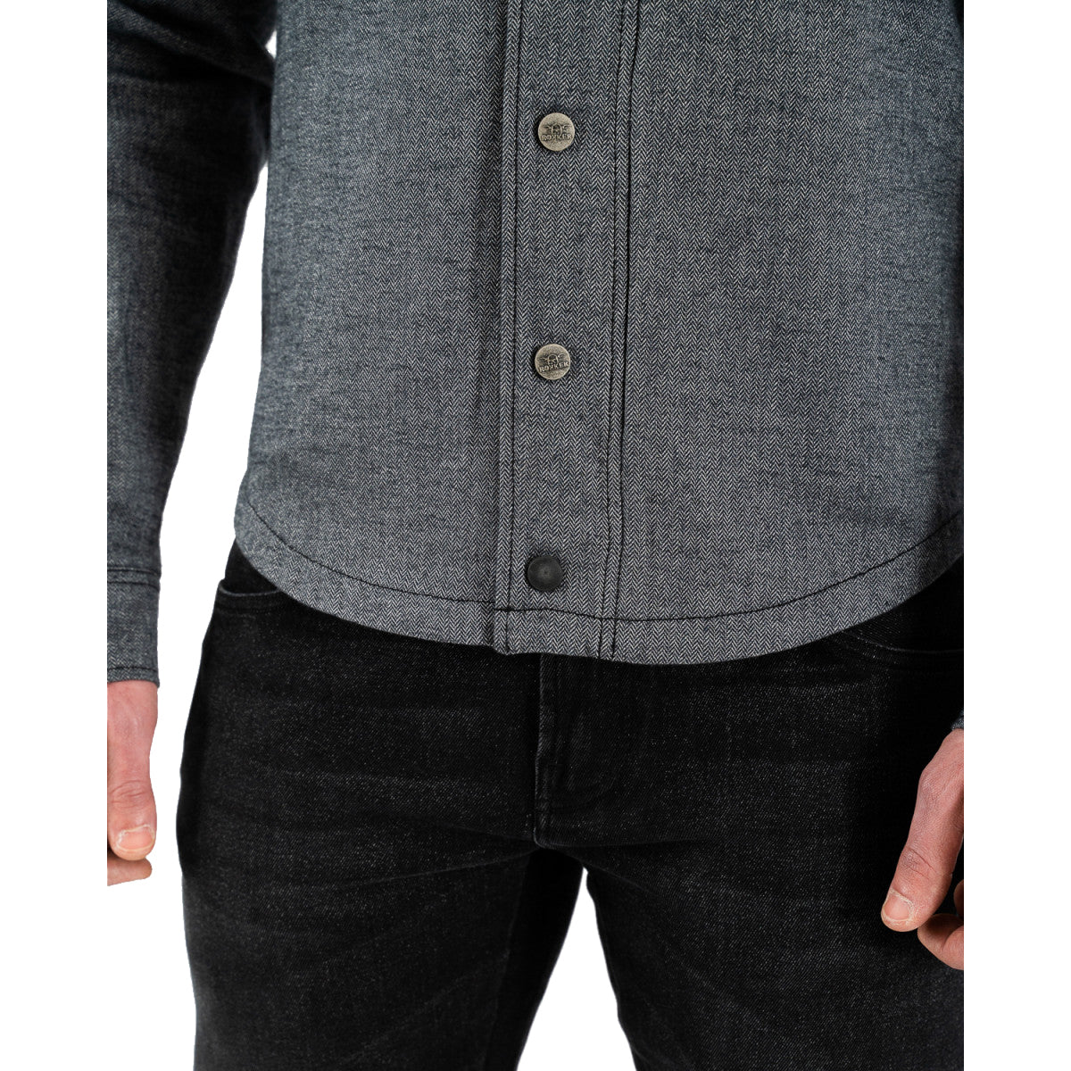 Rokker Boston Rider Shirt Grey