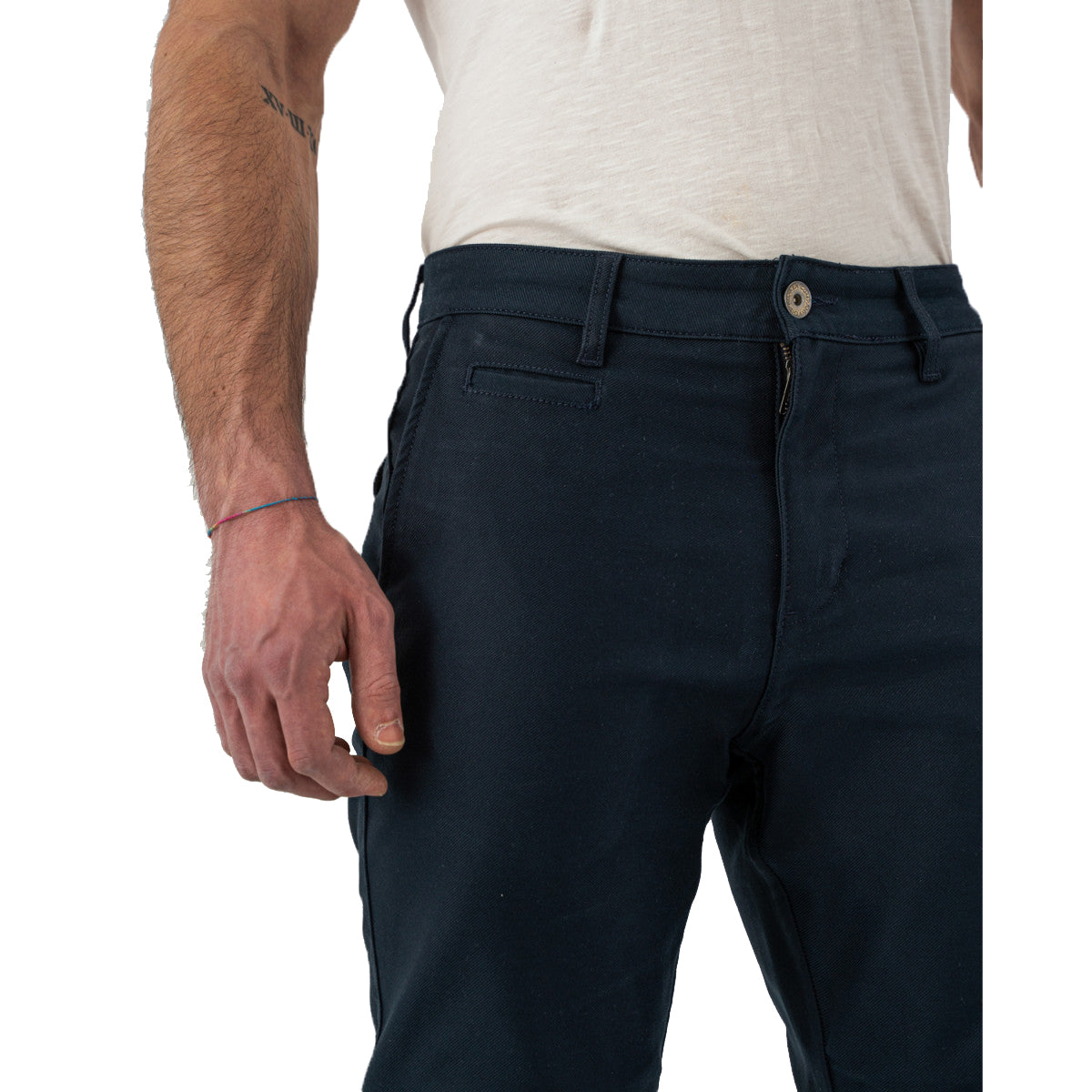 Rokker Chino Navy Trousers