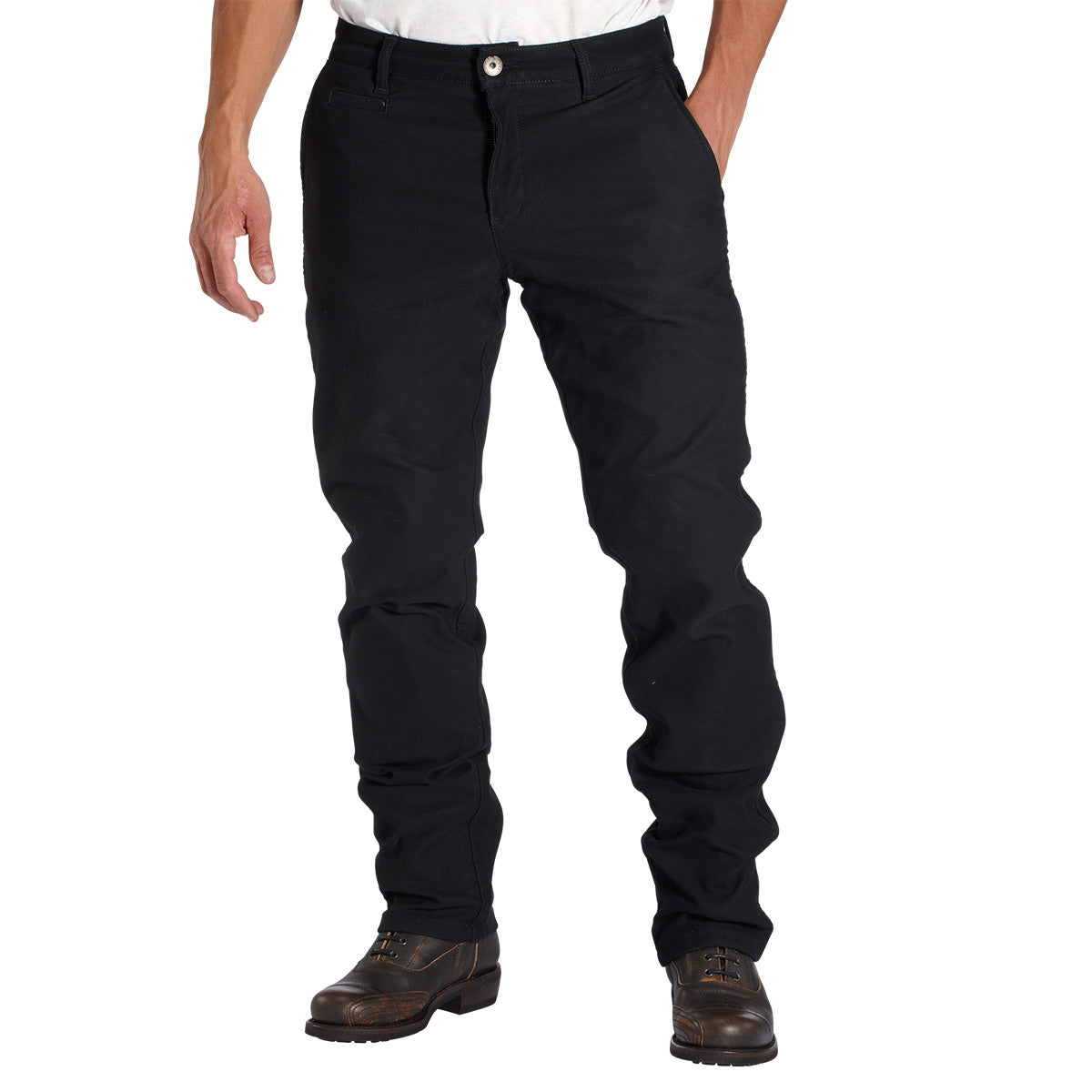 Rokker Chino Black Trousers