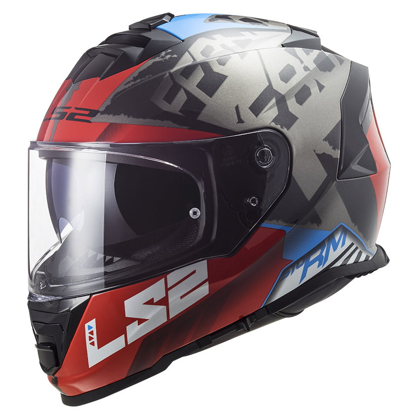 LS2 FF800 Storm Sprinter Black/Red/Titanium