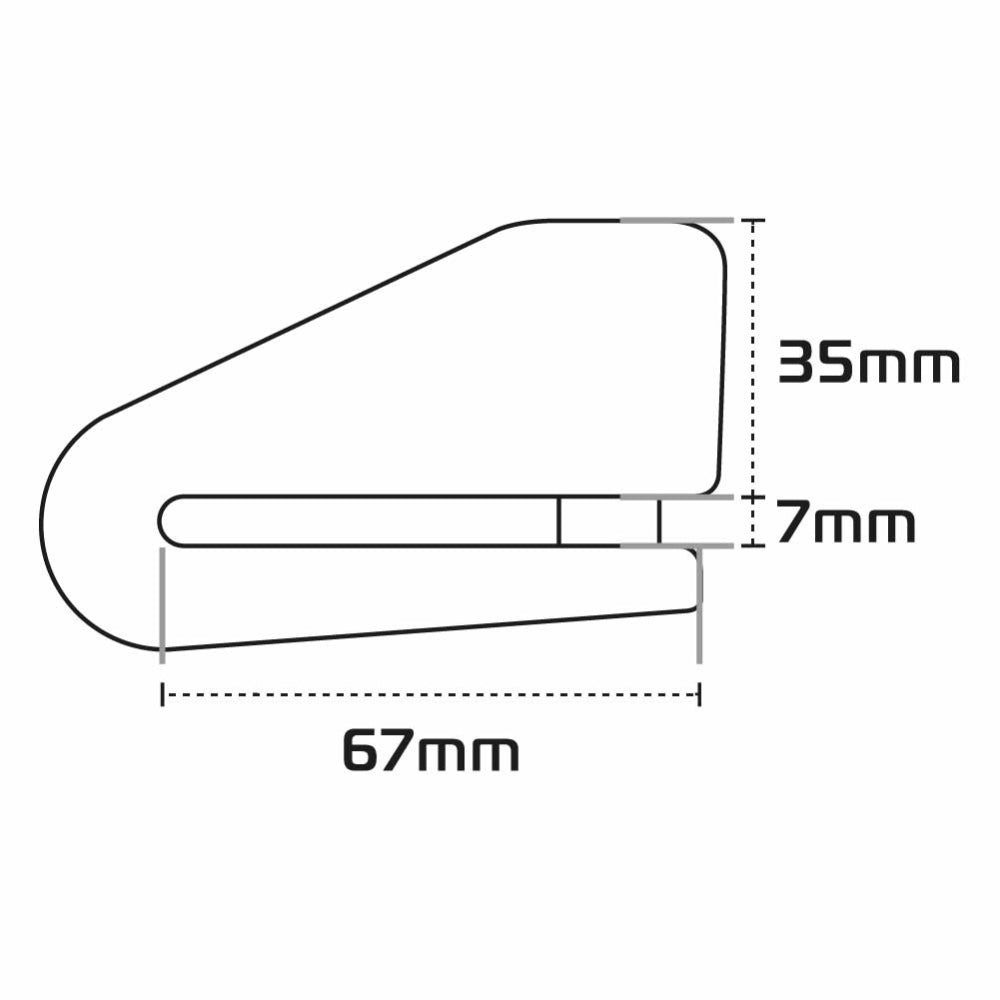 Oxford Alpha XA14 Alarm Disc Lock