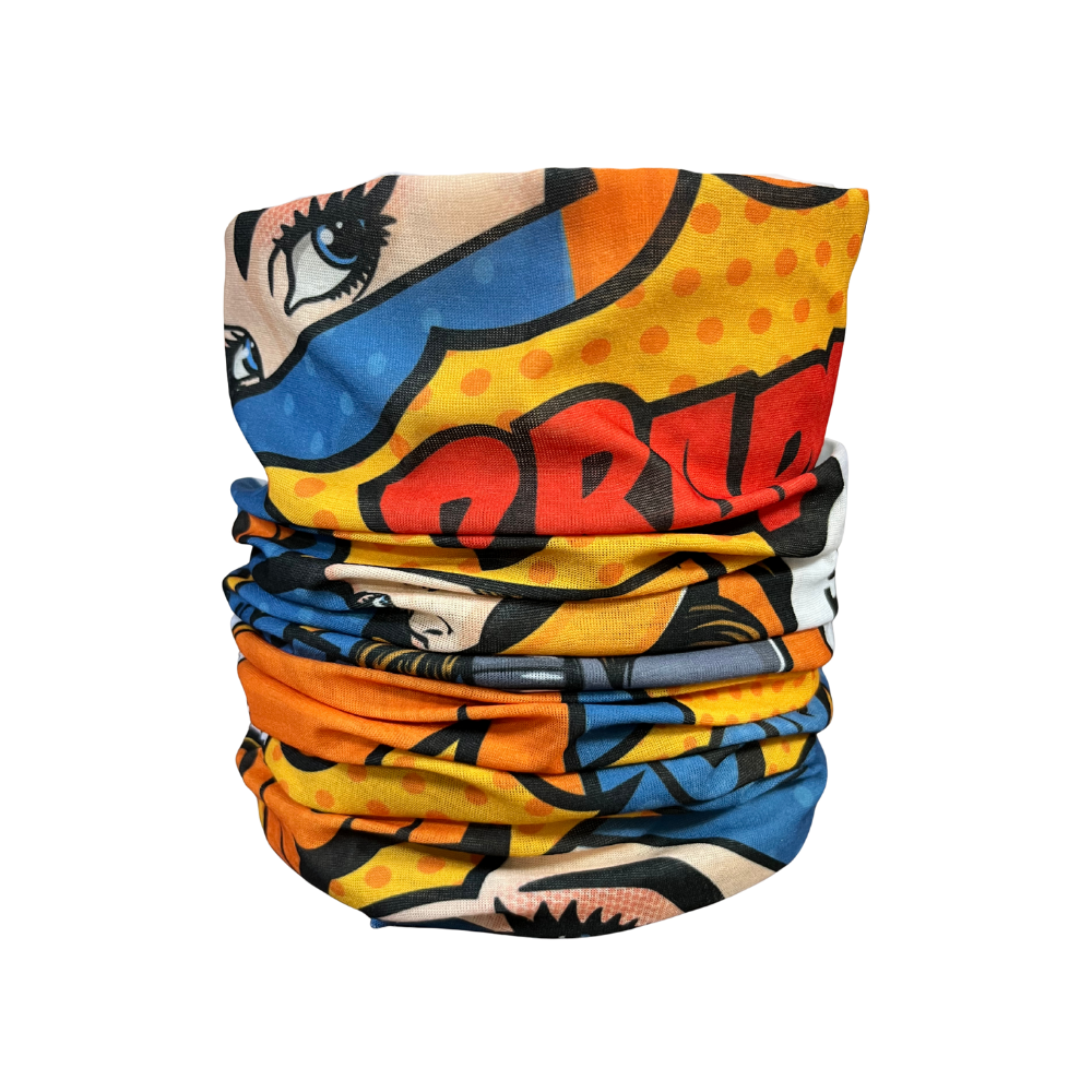 Motogirl Necktube Pop Art