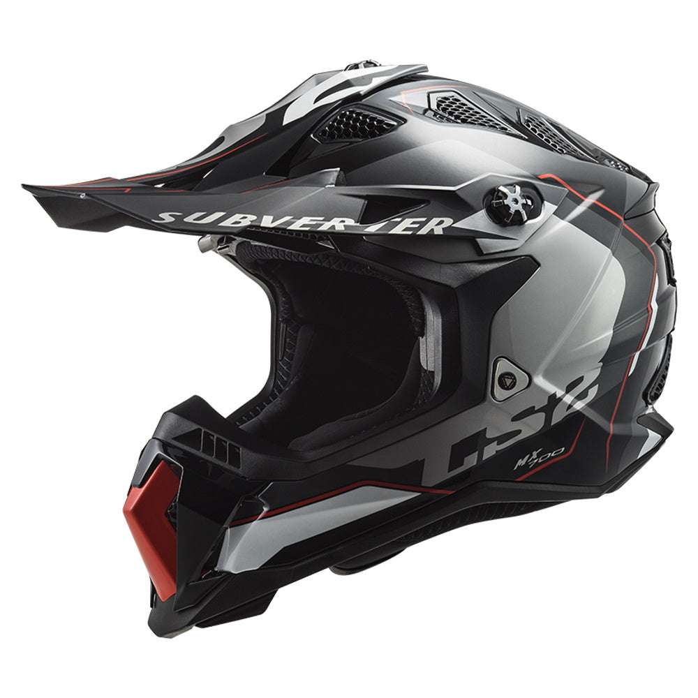 LS2 MX700 Subverter Arched Black/Silver/Titanium