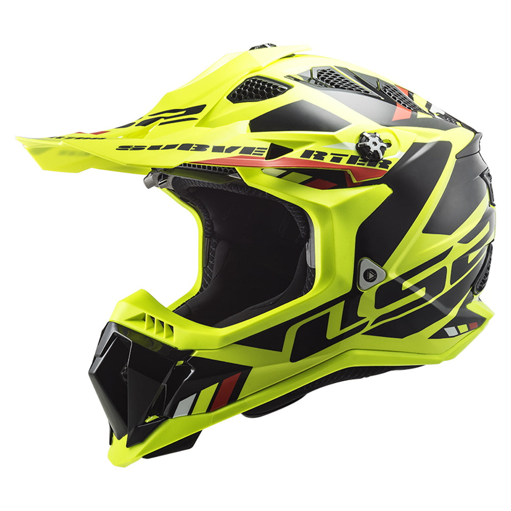 LS2 MX700 Subverter Stomp High Visibility Yellow/Black