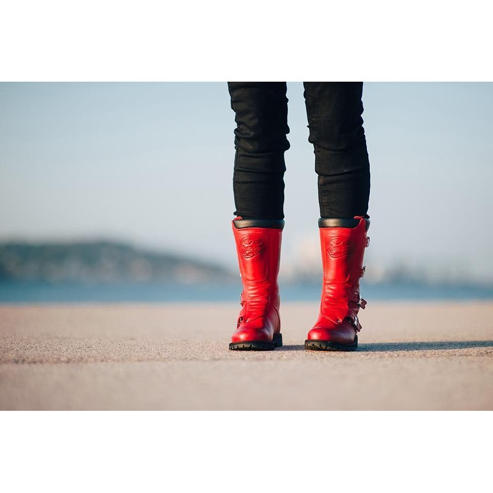 Stylmartin - Stylmartin Continental WP Touring in Red - Boots - Salt Flats Clothing